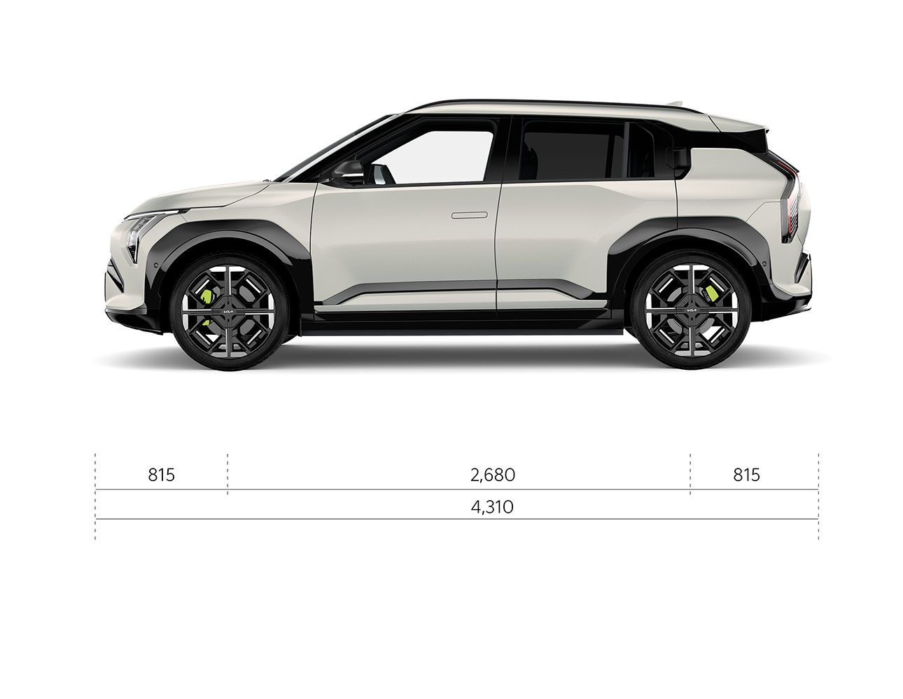 Kia EV3 Dimensions side view